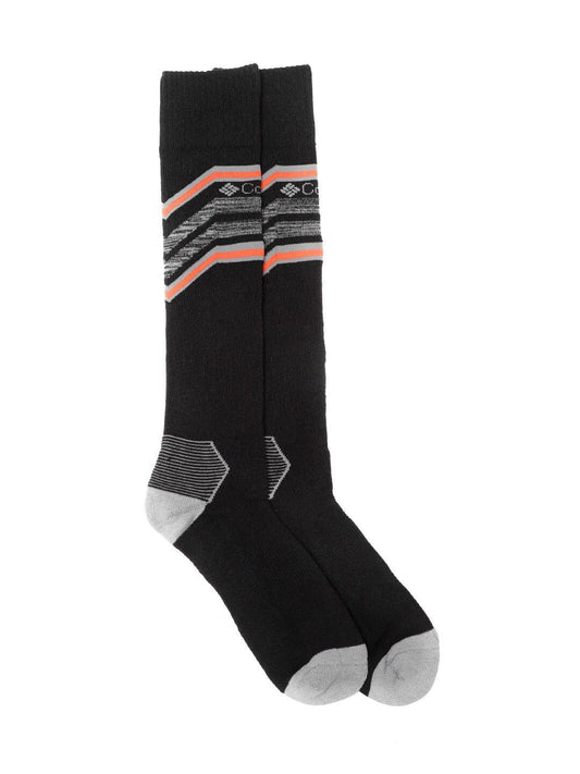 Columbia Unisex Black SOCKS UX 1P SKI OTC-SNOWDRF/L (1 Pair) (Non Returnable)