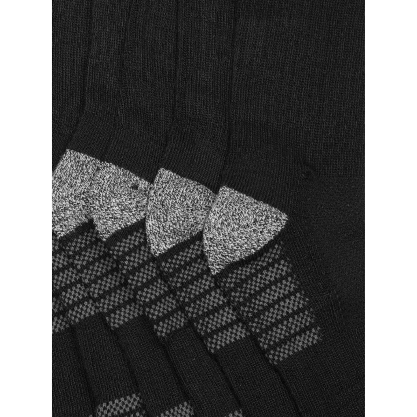 Columbia Men Black FASHION CREW WITH PIQUE FOOTBED (6 Pair) (Non Returnable)