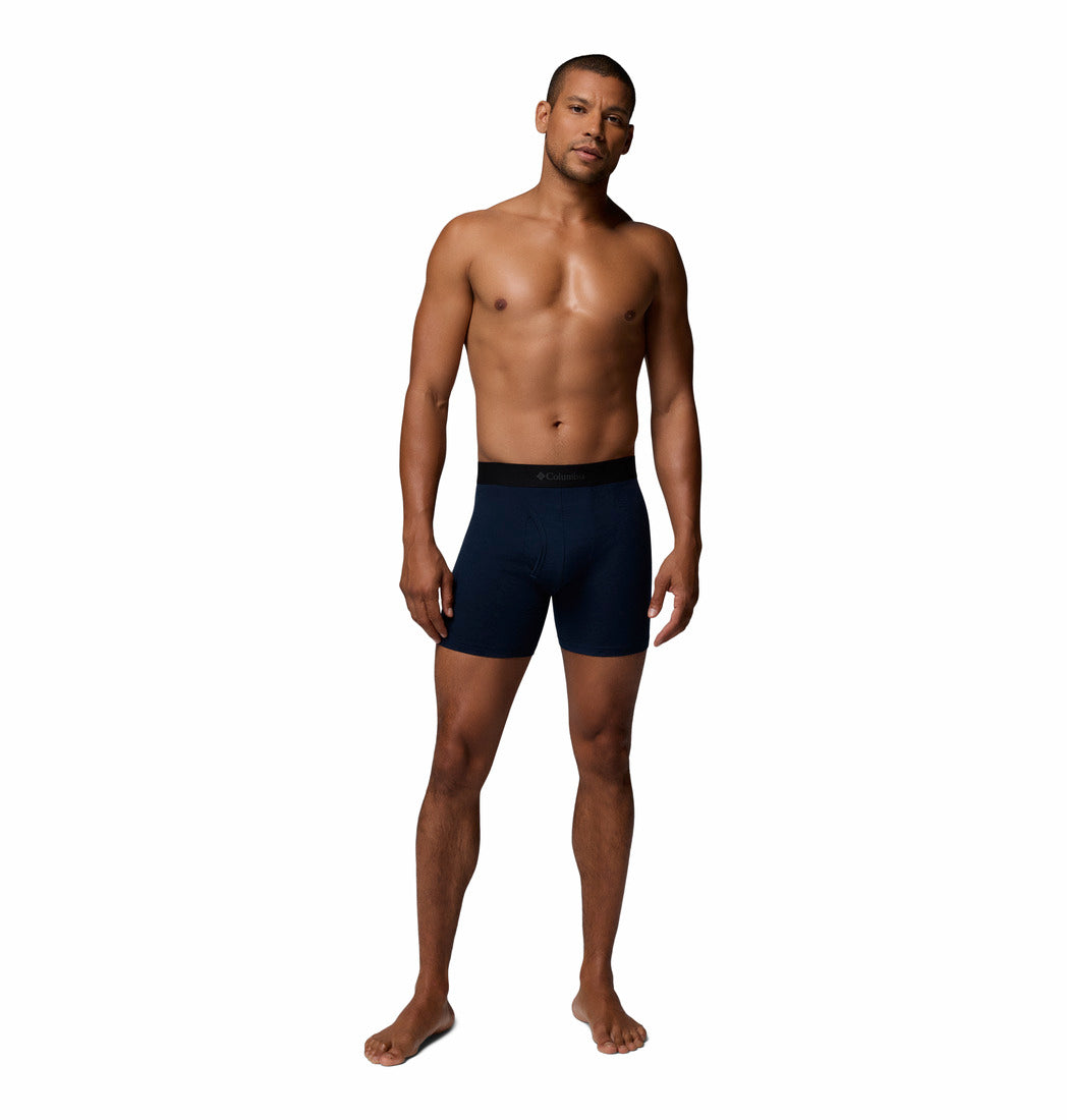 Columbia Men Multi Merino Wool Boxer Brief Pack of 2 (Non Returnable)