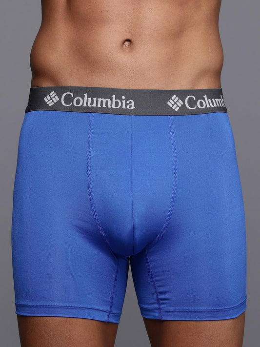 Columbia Men Multi BOXER BRIEF 3PK SOLID-POLYESTER STRETCH (Non Returnable)
