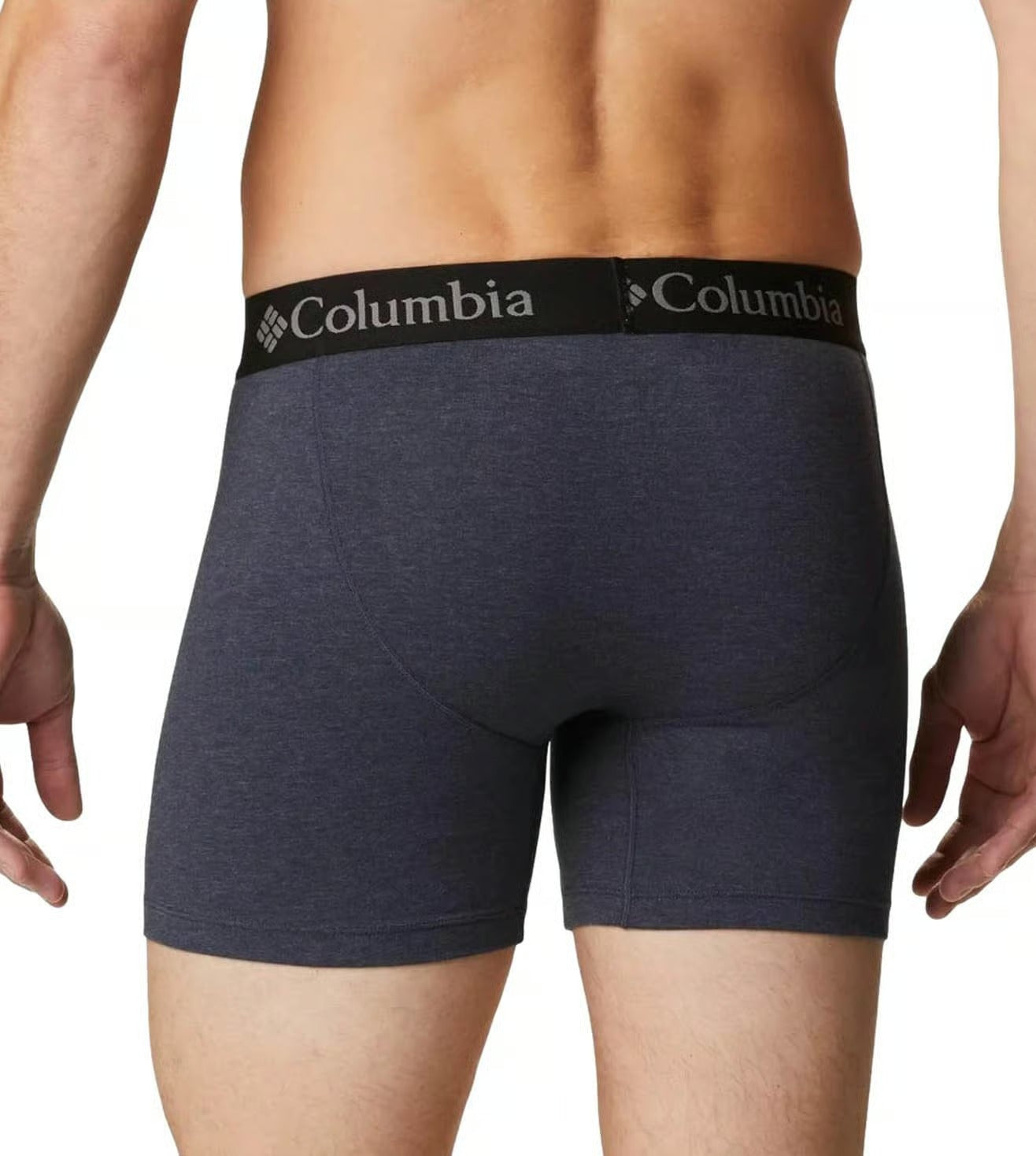 Columbia Men Multi Allover Mesh - Polyester / Stretch 3 Pack Solid Boxer Brief (Non Returnable)