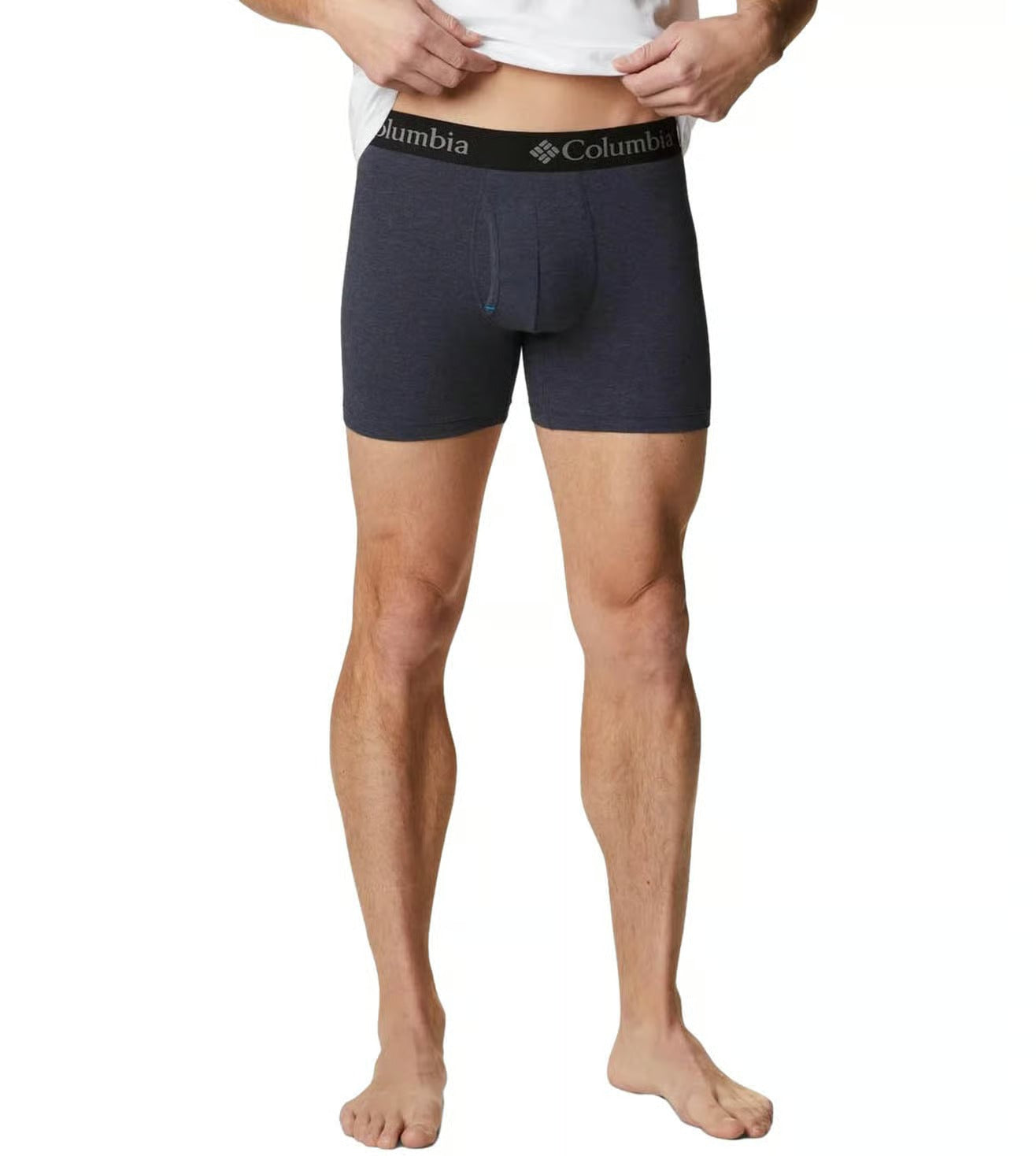 Columbia Men Multicolor Allover Mesh Stretch Boxer Briefs - Pack of 3 (Non-Returnable)