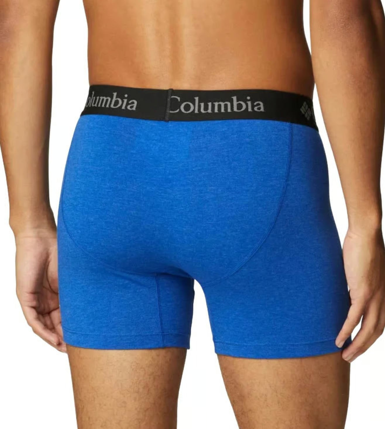 Columbia Men Multi Allover Mesh - Polyester / Stretch 3 Pack Solid Boxer Brief (Non Returnable)