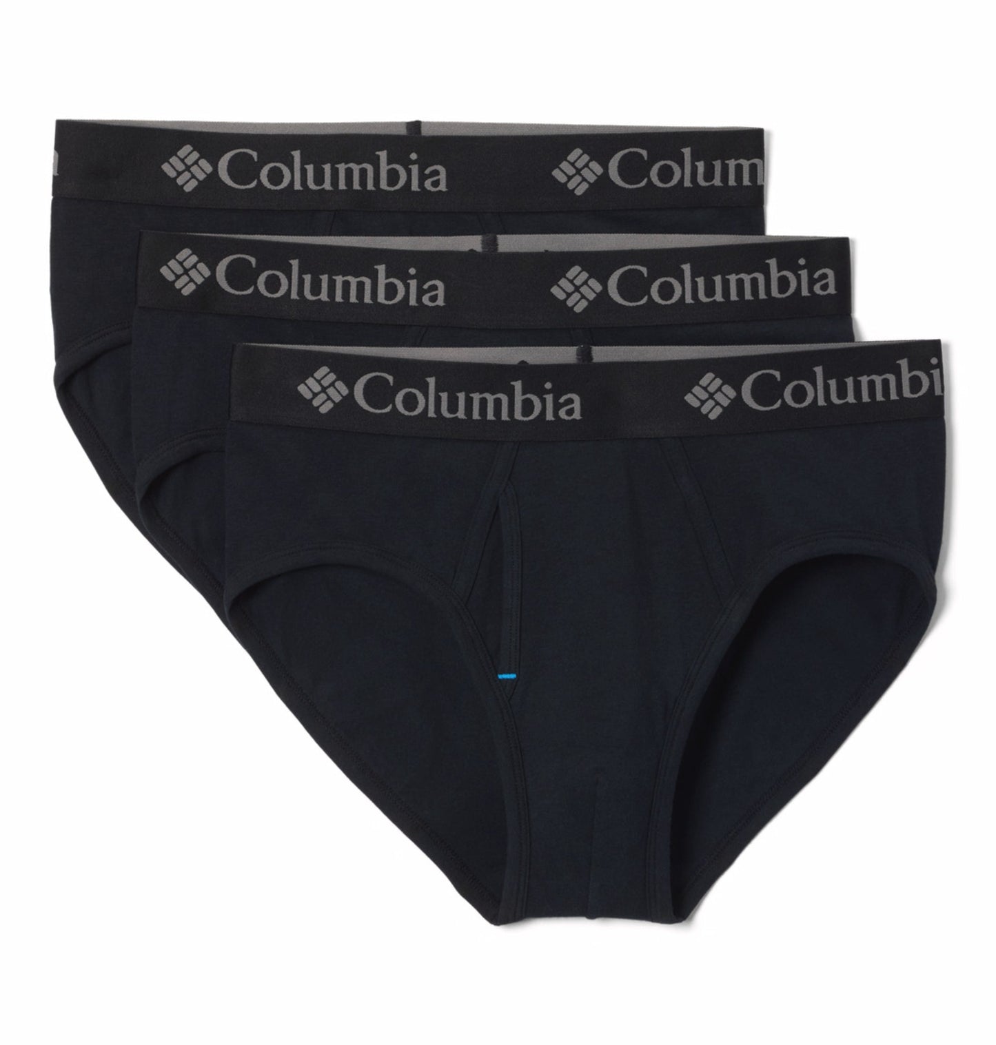 Columbia Black Men HeiQ Mint Cotton Stretch Briefs - Pack of 3 (Non Returnable)