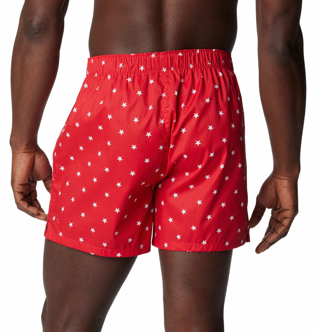Columbia Men Multicolor PFG Printed Woven Boxer Pack of 3