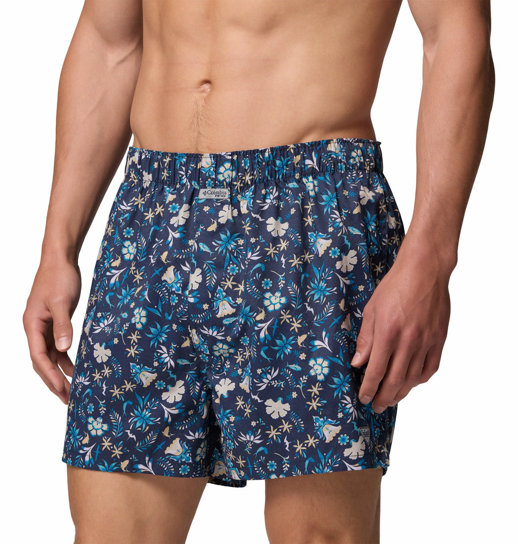 Columbia Men Multi PFG Printed Woven Boxer (Pack of 3)