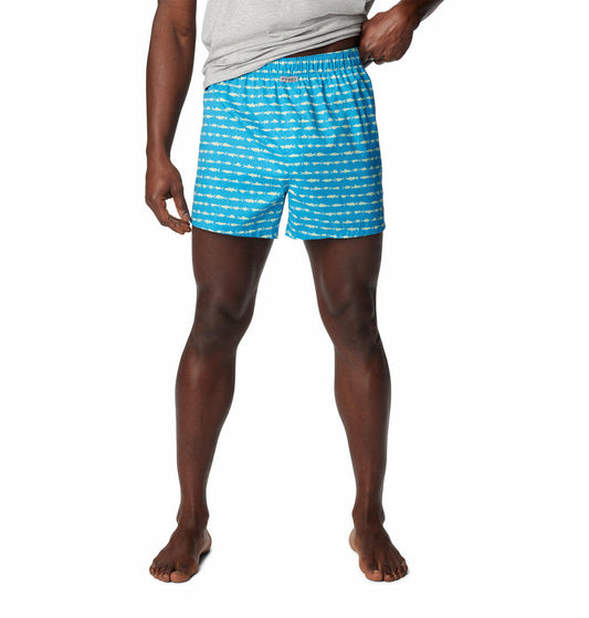 Columbia Mens Multi PFG 3 Pack Printed Woven Boxer (Non Returnable)