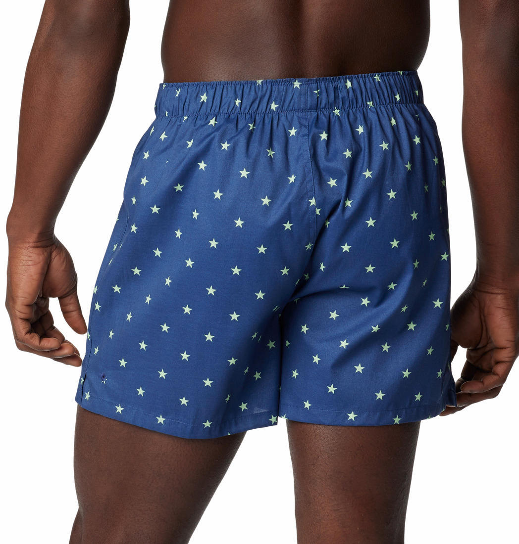Columbia Men Multicolor PFG Printed Woven Boxer Pack of 3
