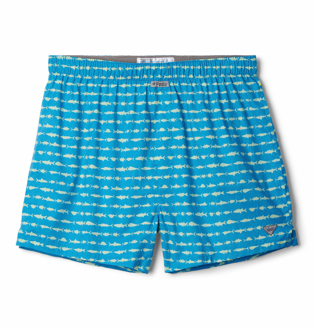 Columbia Men Multicolor PFG Printed Woven Boxer Pack of 3