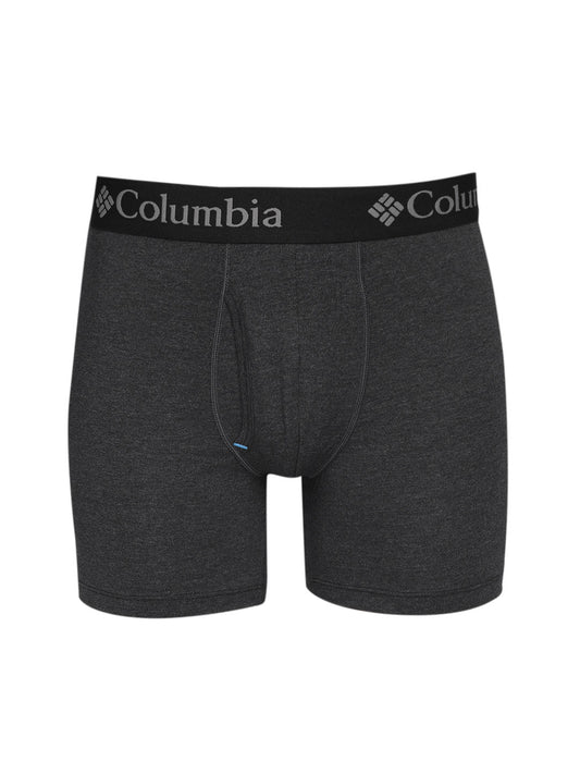 Columbia Men Black Performance Cotton / Stretch 3 Pack Solid Boxer Brief