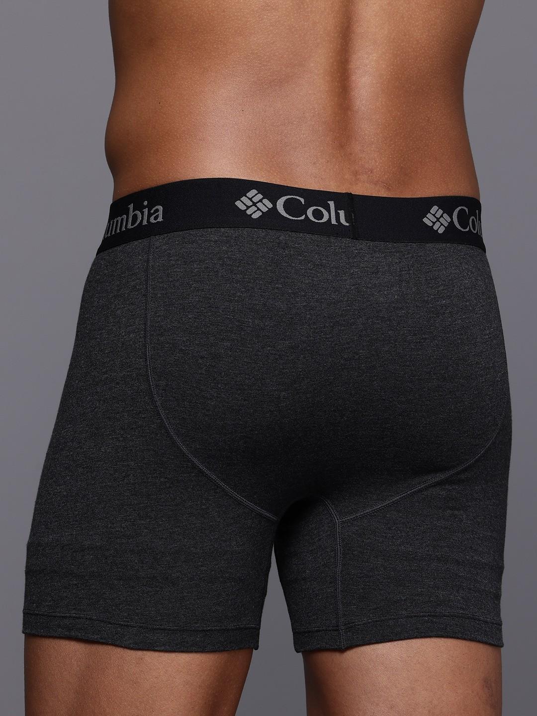 Columbia Men Na Performance Cotton / Stretch 3 Pack Solid Boxer Brief