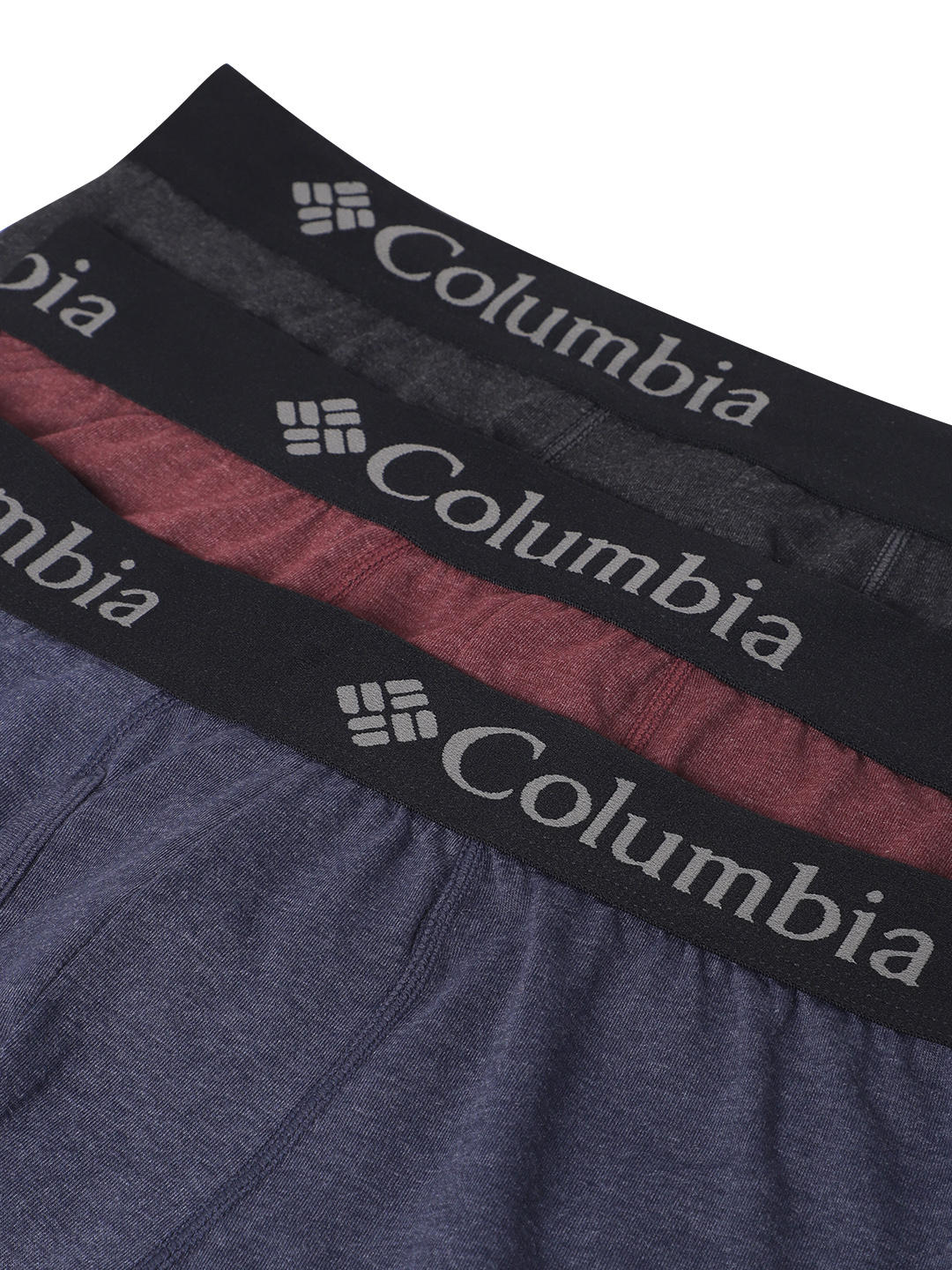 Columbia Men Na Performance Cotton / Stretch 3 Pack Solid Boxer Brief