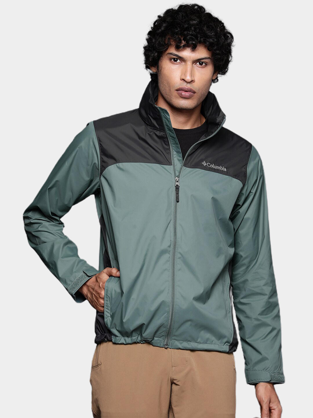 Columbia Men Green Glennaker Lake Rain Jacket