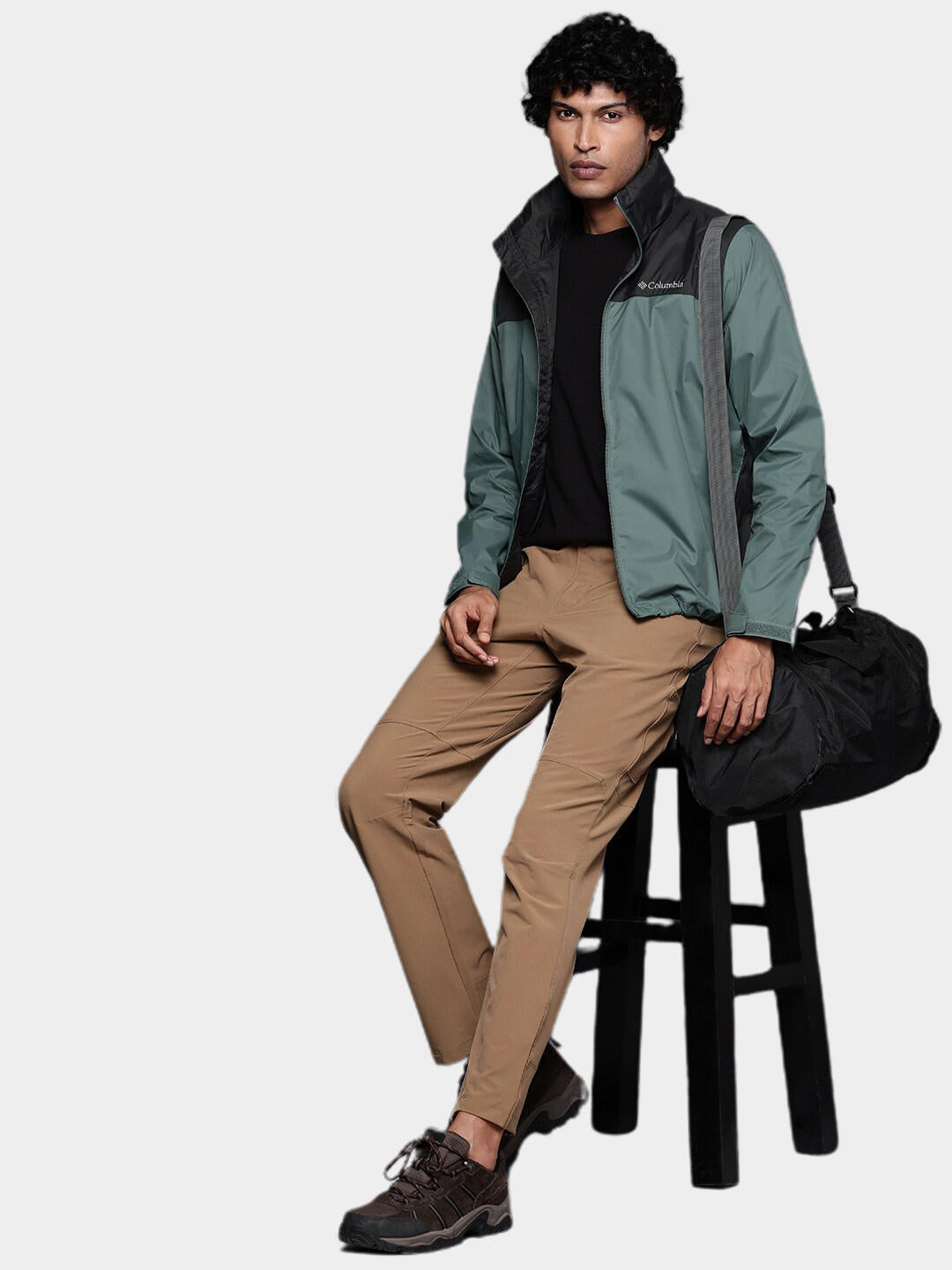 Columbia Men Green Glennaker Lake Rain Jacket