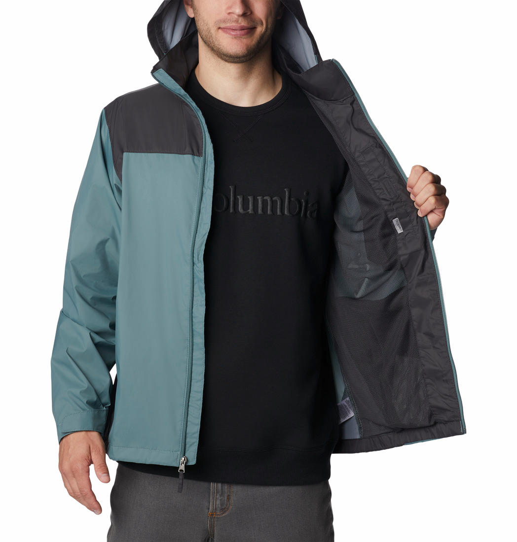 Columbia Men Green Glennaker Lake Rain Jacket
