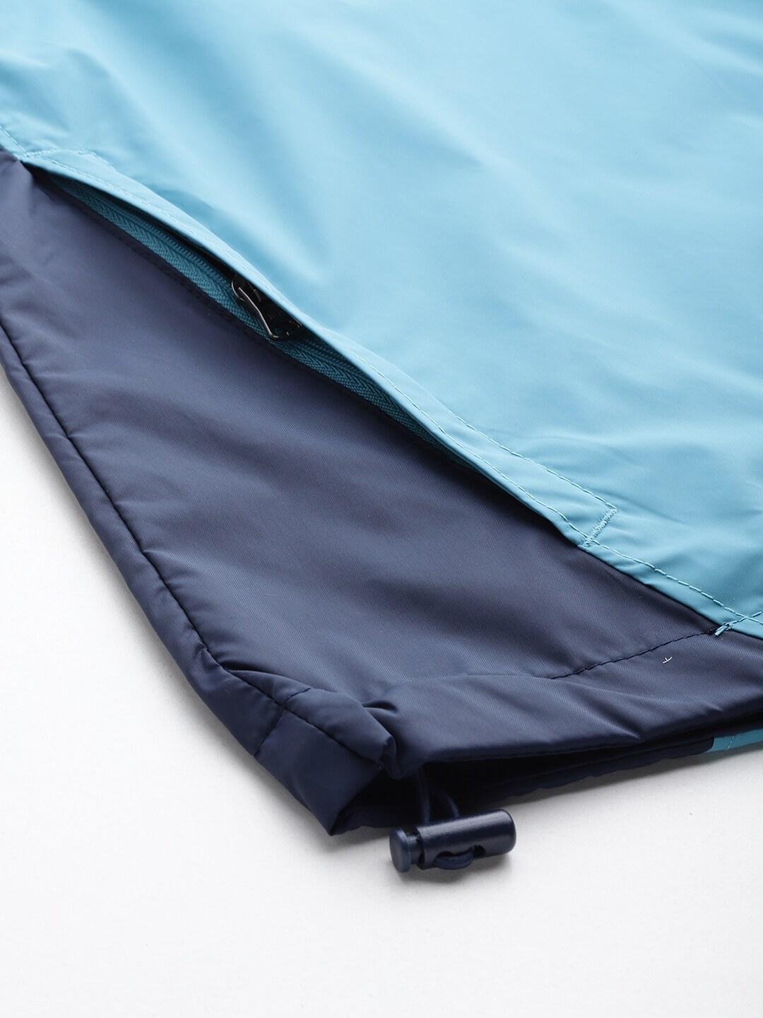 Columbia Men Navy Blue Omni-Shield Glennaker Lake Hooded Water Repellent Jacket