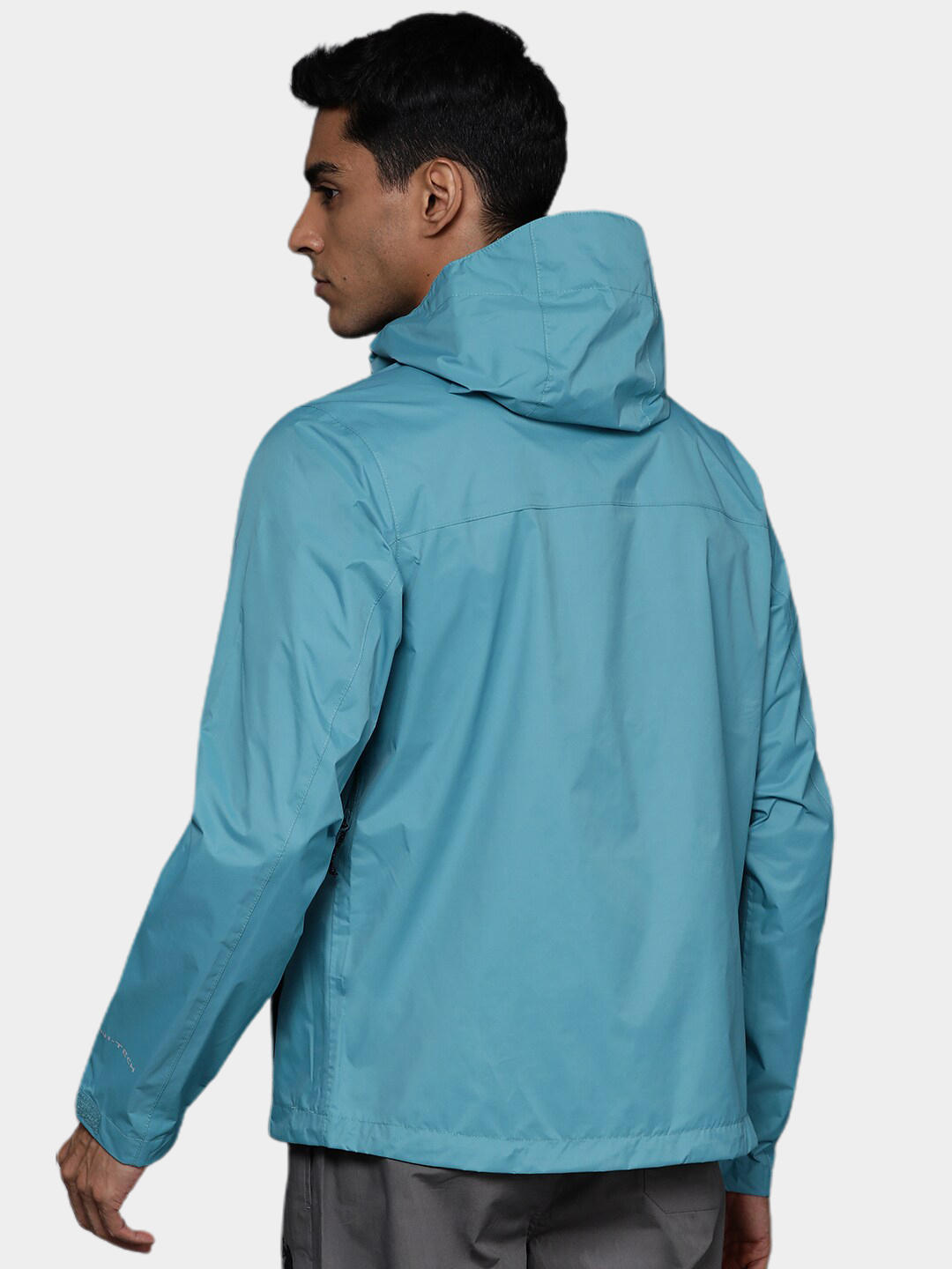 Columbia Men Blue Evapouration Rain Jacket