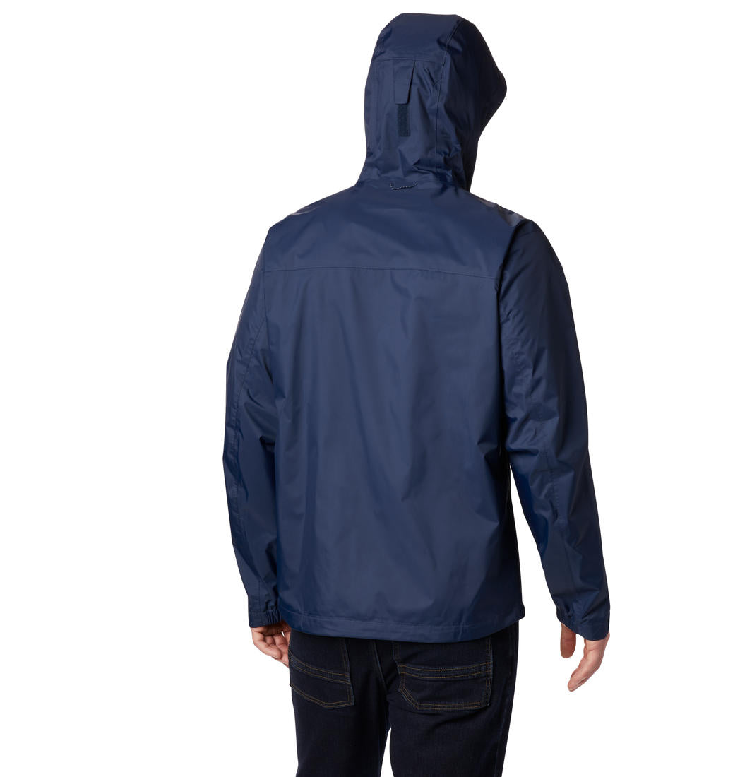 Columbia Men Navy Blue Evapouration Rain Jacket