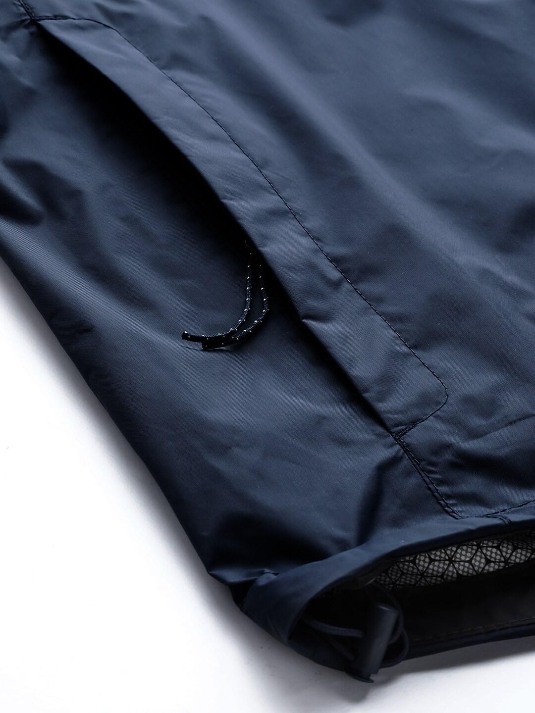 Columbia Men Navy Blue Evapouration Rain Jacket