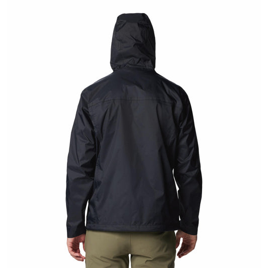Columbia Men Black Omni-Tech Watertight II Waterproof Rain Jacket