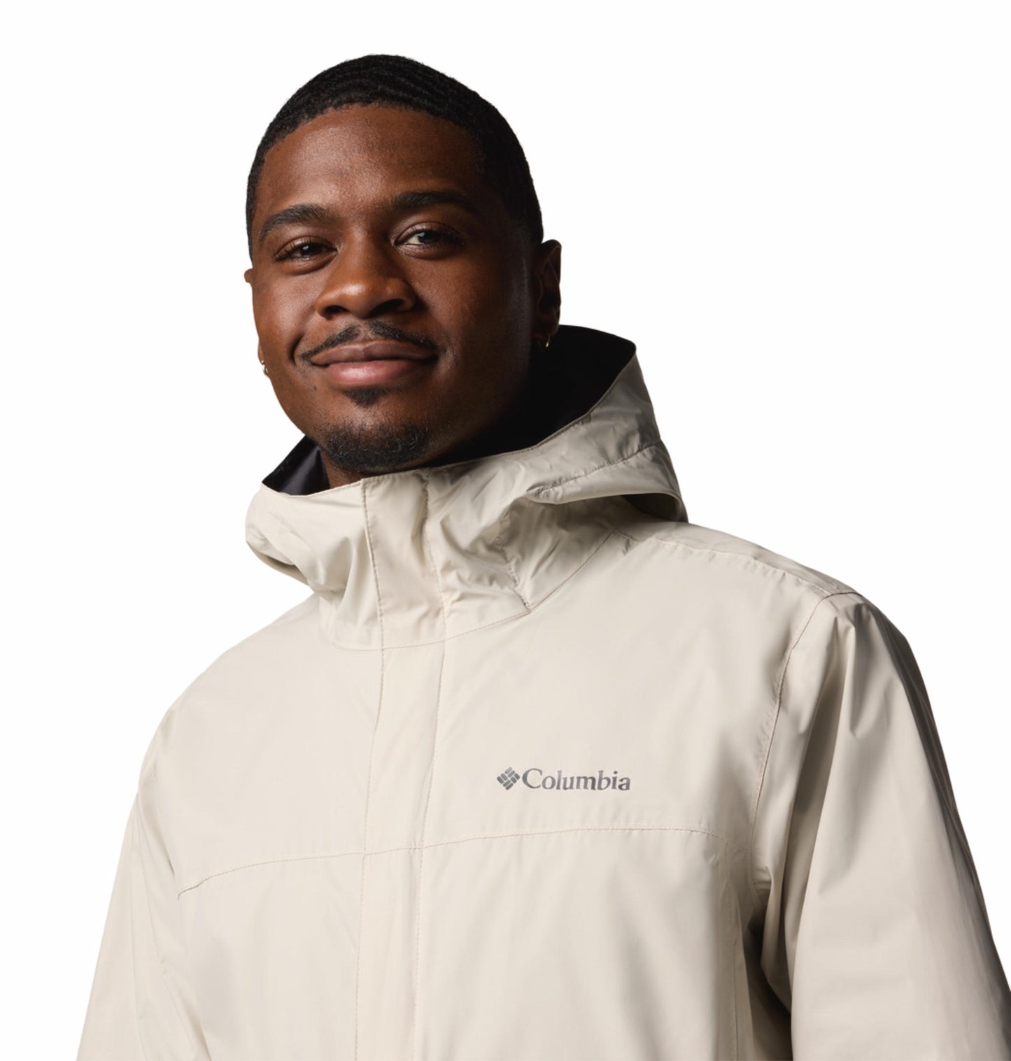 Columbia Mens Beige Omni-Tech Watertight II Rain Jacket