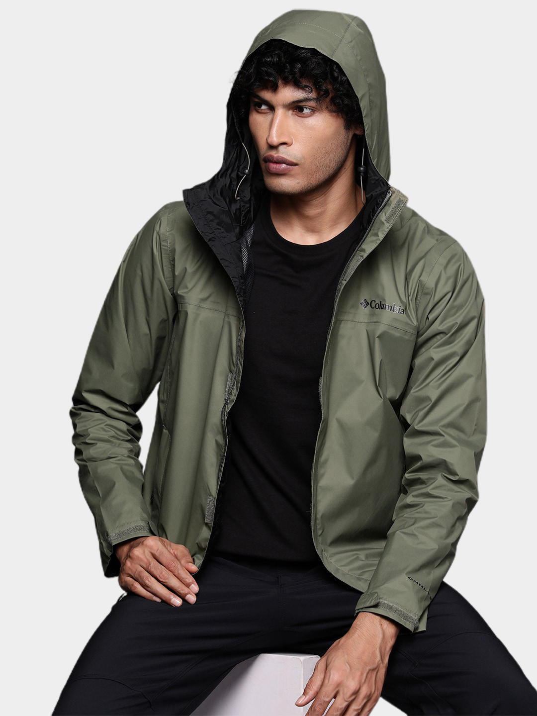 Columbia Men Green Watertight II Rain Jacket