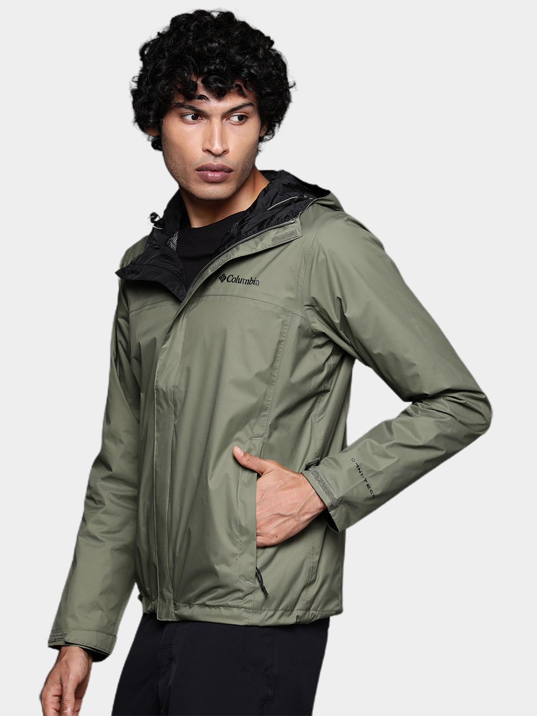 Columbia Men Green Watertight II Rain Jacket