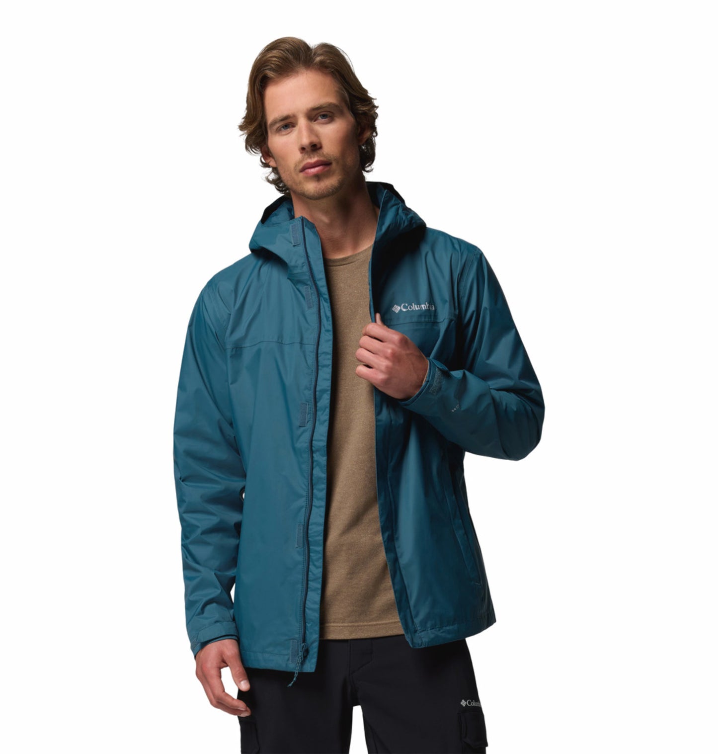Columbia Men Blue Omni-Tech Watertight II Rain Jacket