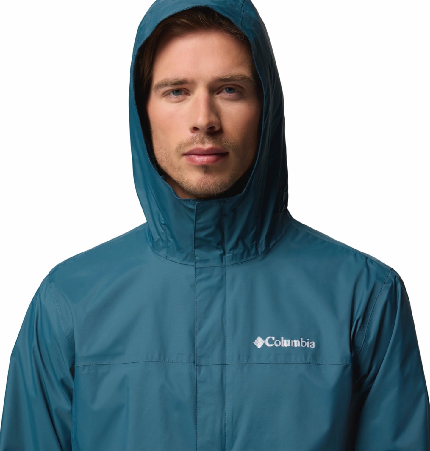 Columbia Men Blue Omni-Tech Watertight II Rain Jacket