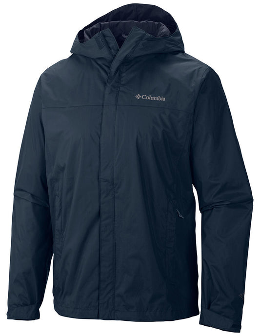 Columbia Men Blue Omni-Tech Watertight II Waterproof Rain Jacket