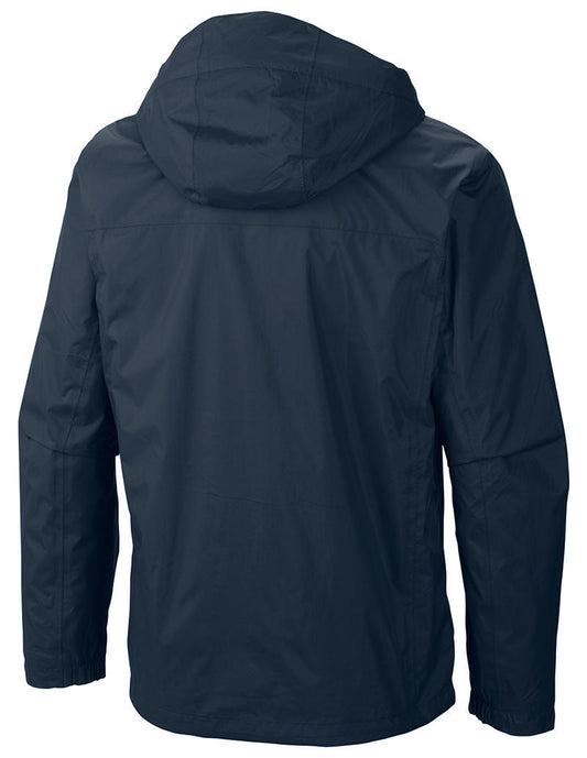 Columbia Men Blue Omni-Tech Watertight II Waterproof Rain Jacket