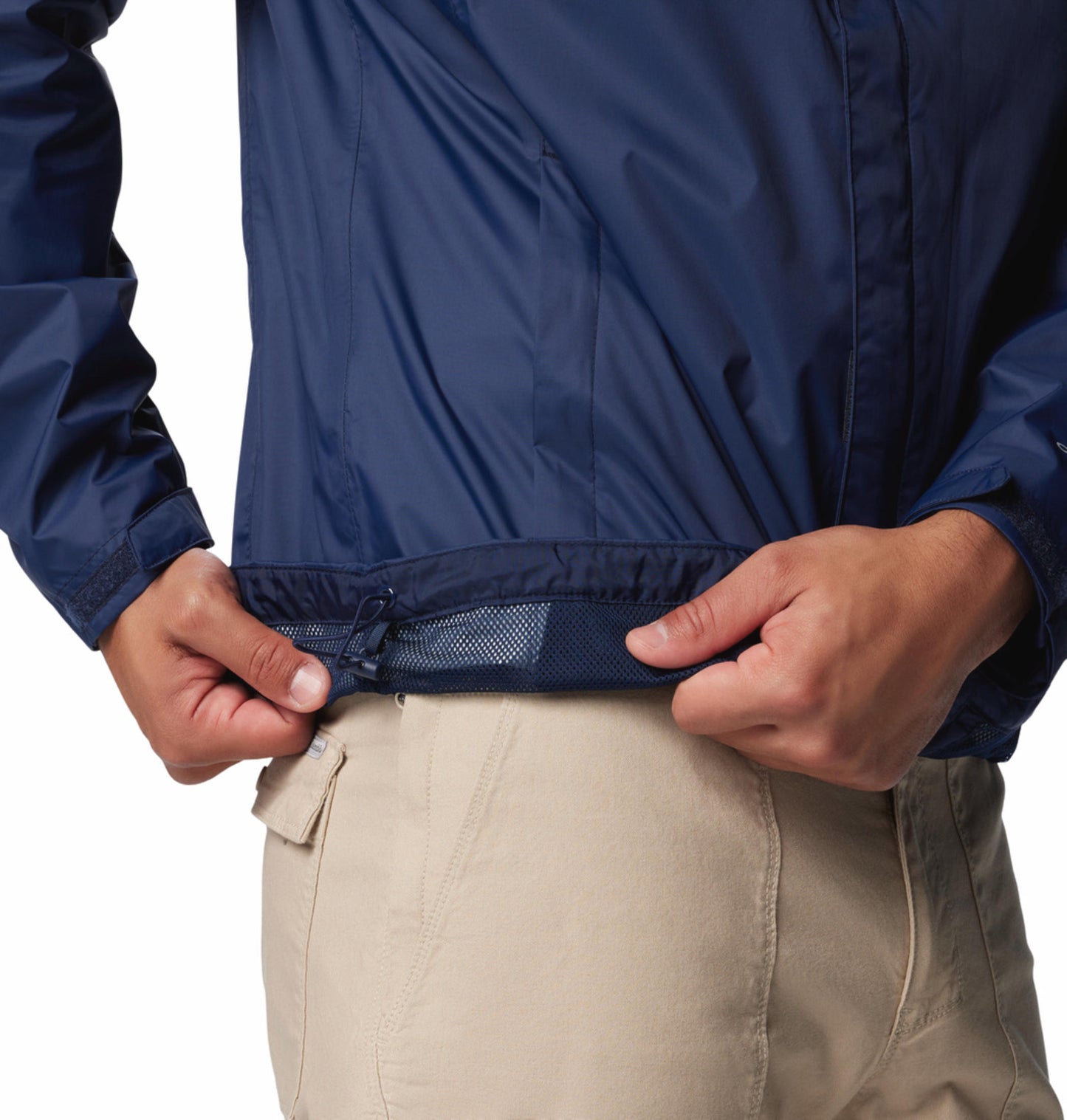 Columbia Mens Navy Blue Omni-Tech Watertight II Rain Jacket