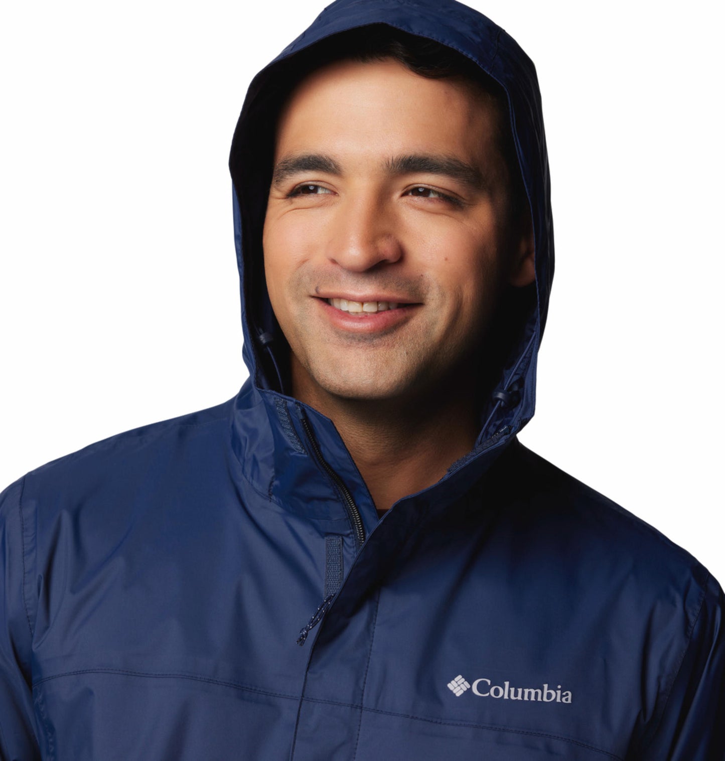 Columbia Mens Navy Blue Omni-Tech Watertight II Rain Jacket