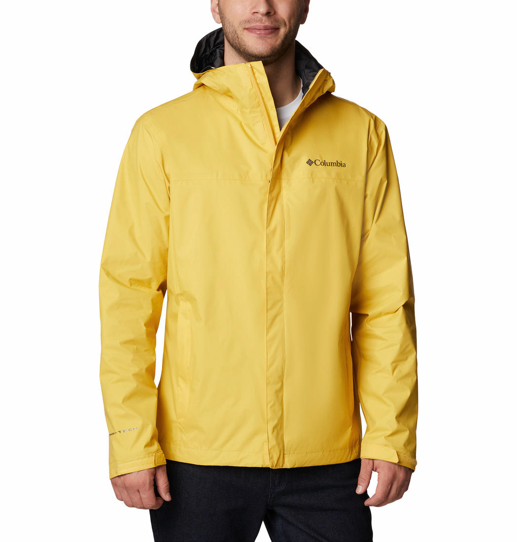 Columbia Men Yellow Watertight II Rain Jacket