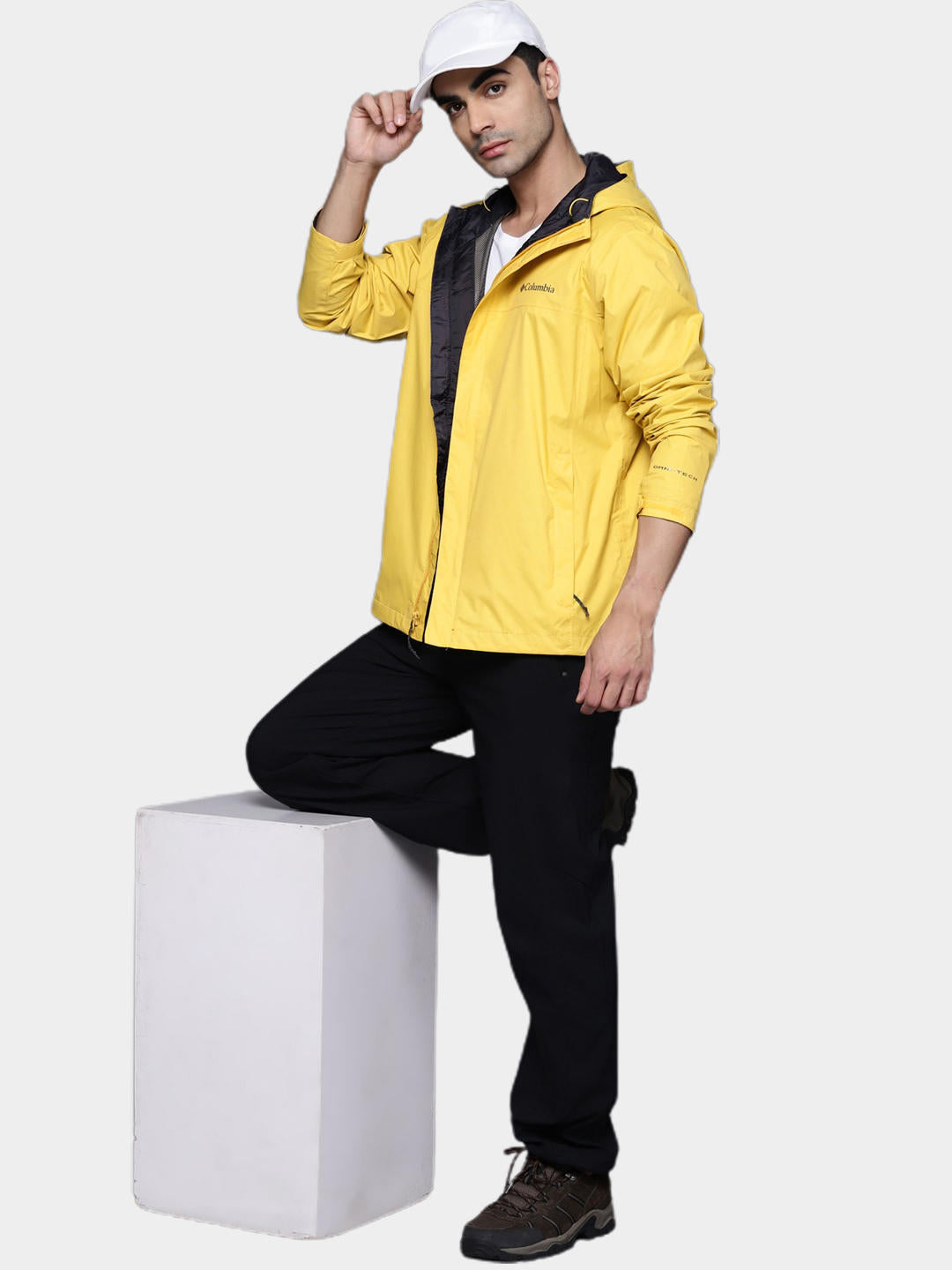 Columbia Men Yellow Watertight II Rain Jacket