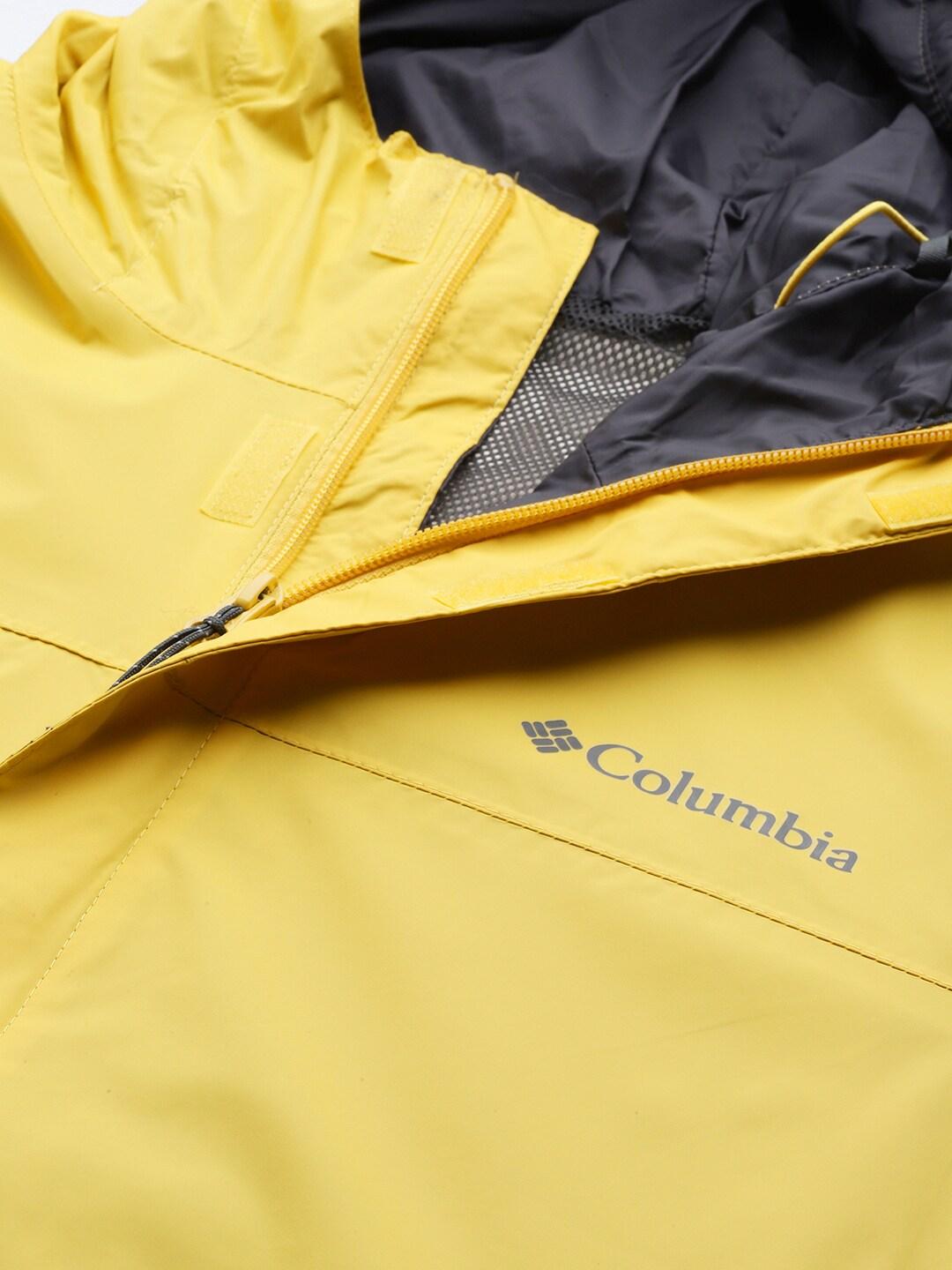 Columbia Men Yellow Watertight II Rain Jacket