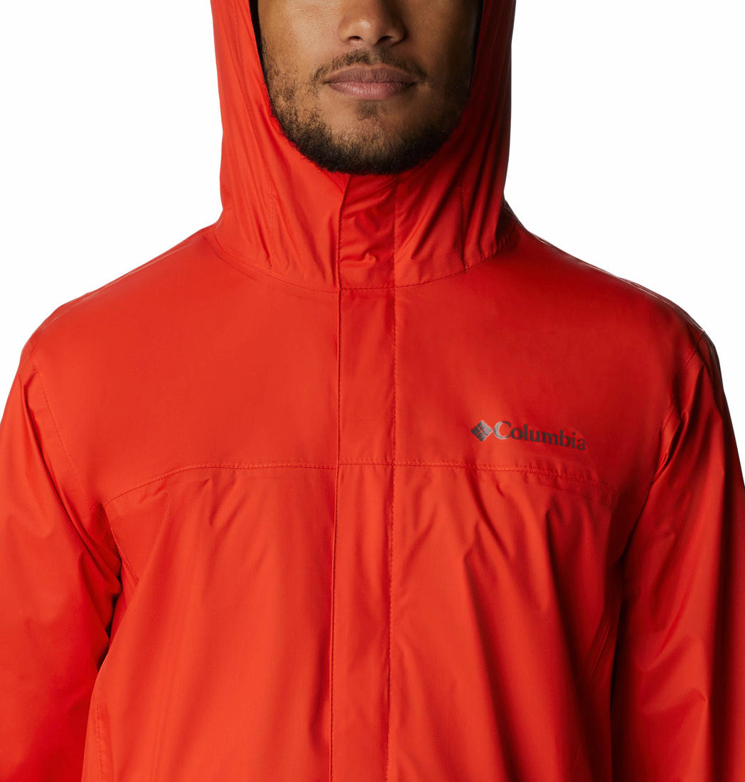 Columbia Men Orange Watertight II Rain Jacket
