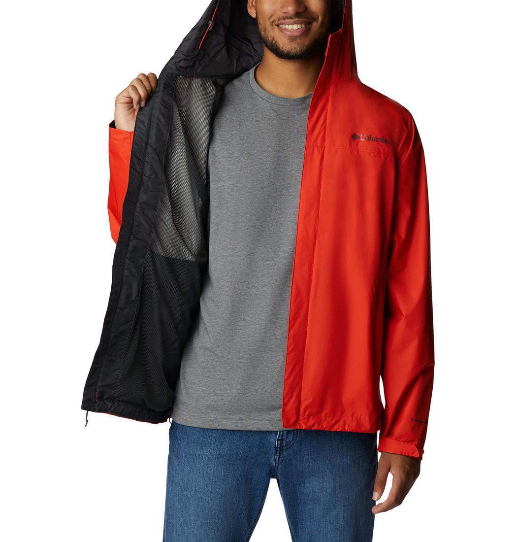 Columbia Men Orange Watertight II Rain Jacket