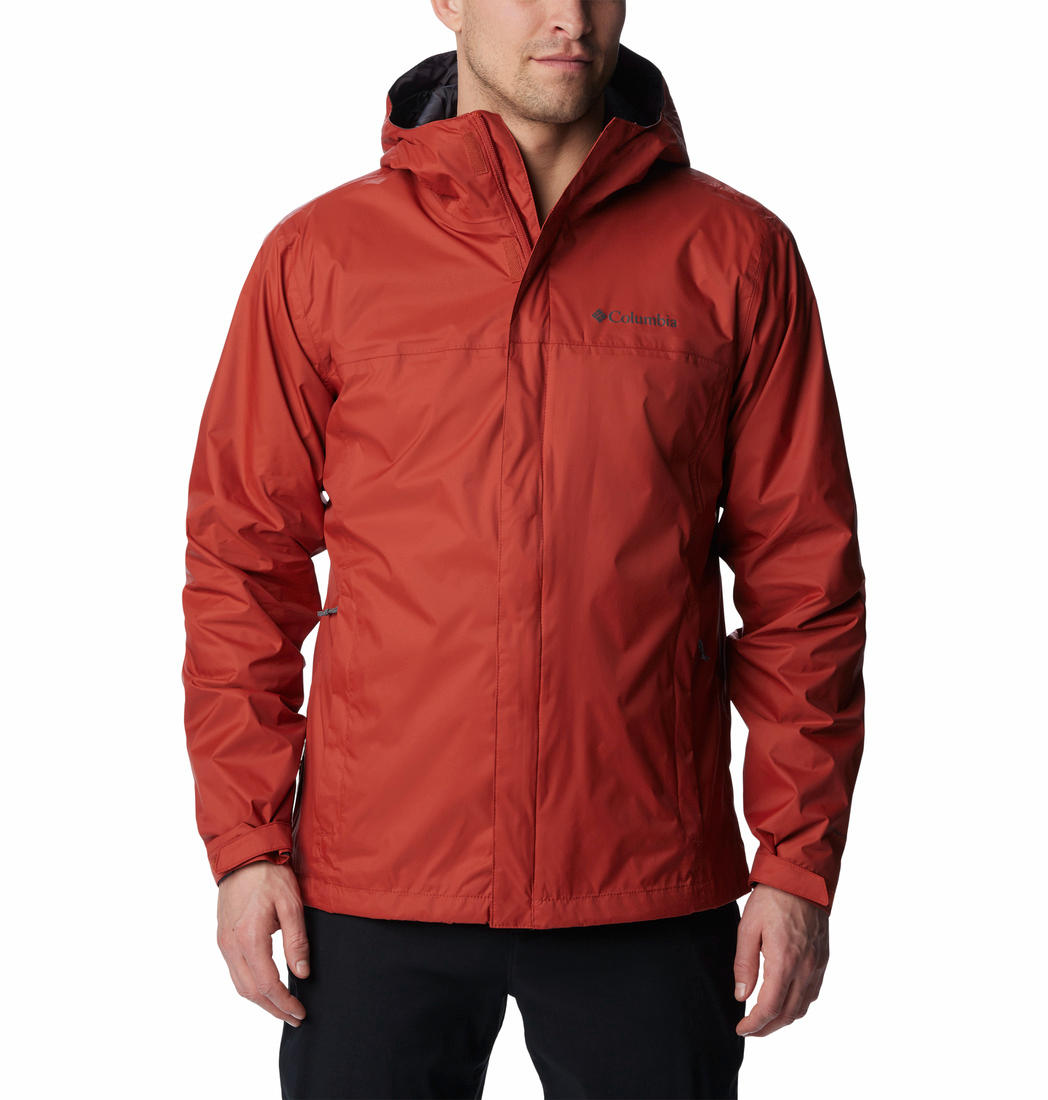 Columbia Men Red Watertight II Rain Jacket
