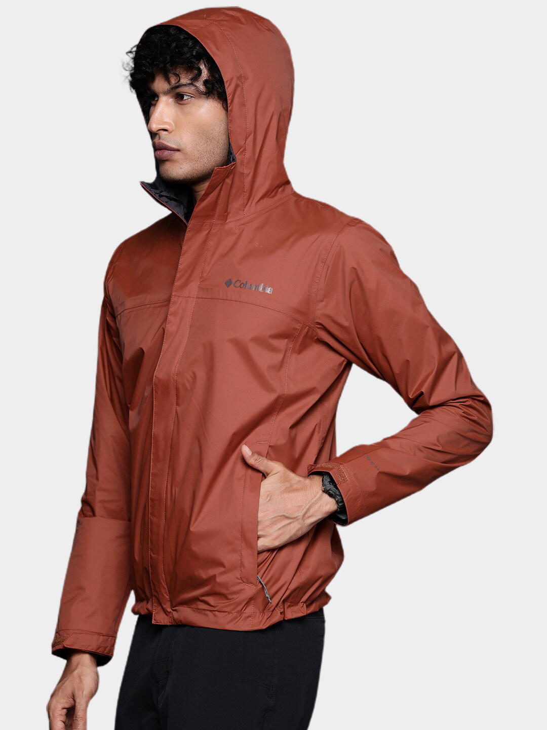 Columbia Men Red Watertight II Rain Jacket