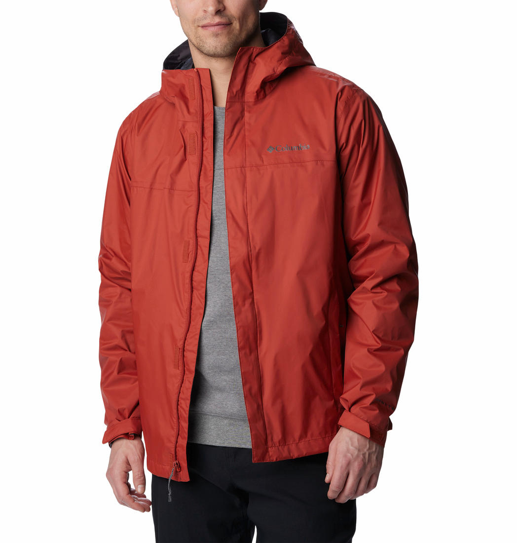 Columbia Men Red Watertight II Rain Jacket