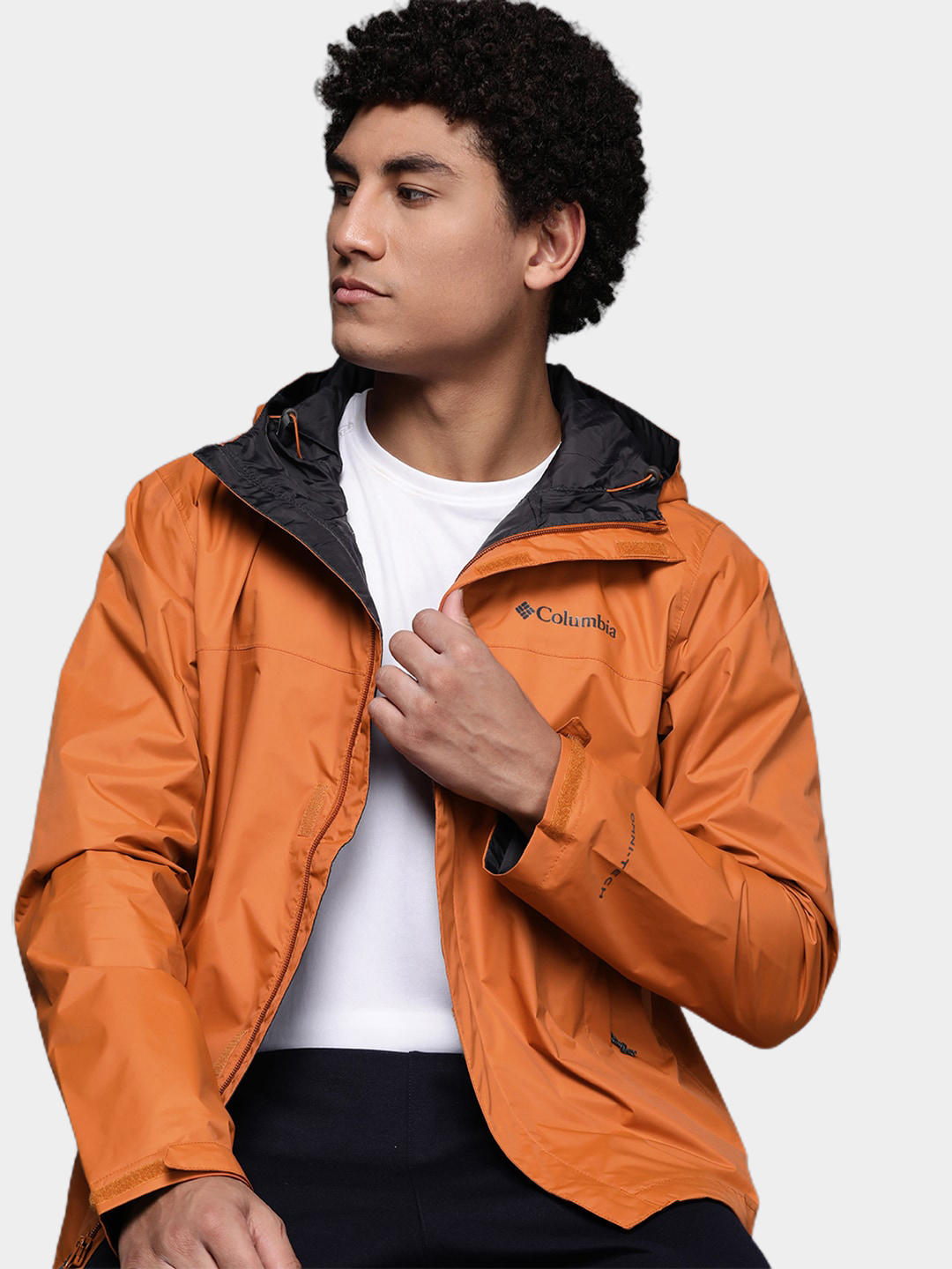 Columbia Men Orange Watertight II Jacket Waterproof