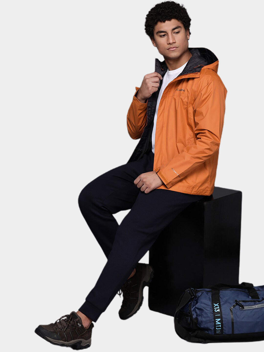 Columbia Men Orange Watertight II Jacket Waterproof