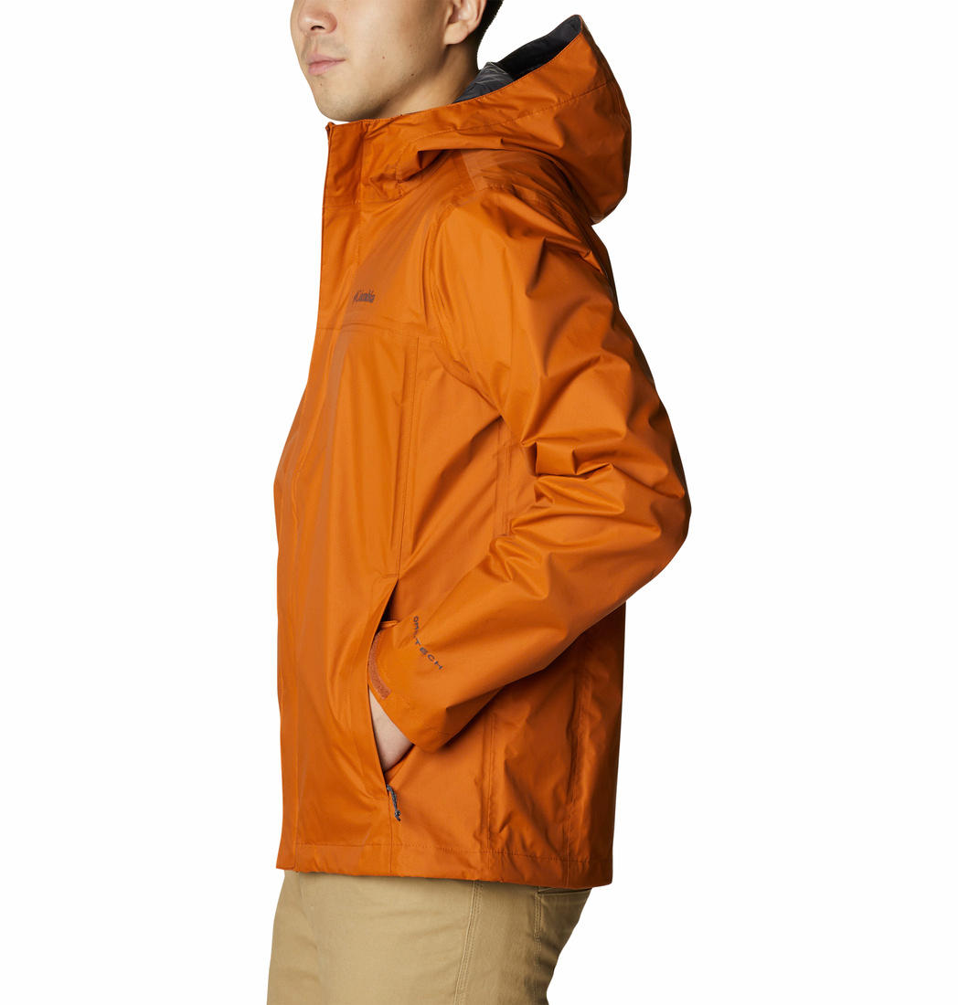 Columbia Men Orange Watertight II Jacket Waterproof
