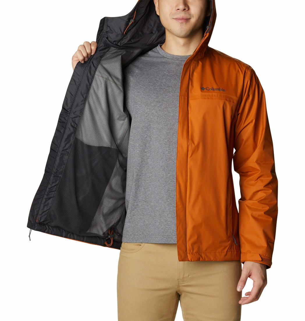 Columbia Men Orange Watertight II Jacket Waterproof