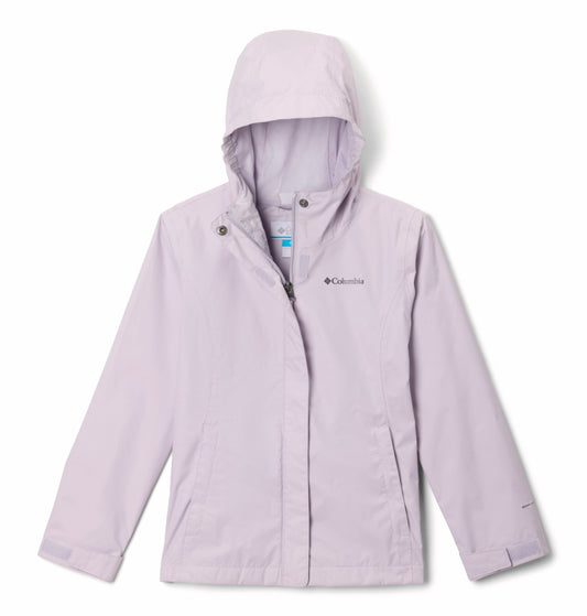 Columbia Kids Girls Purple Omni-Tech Arcadia II Waterproof Rain Jacket