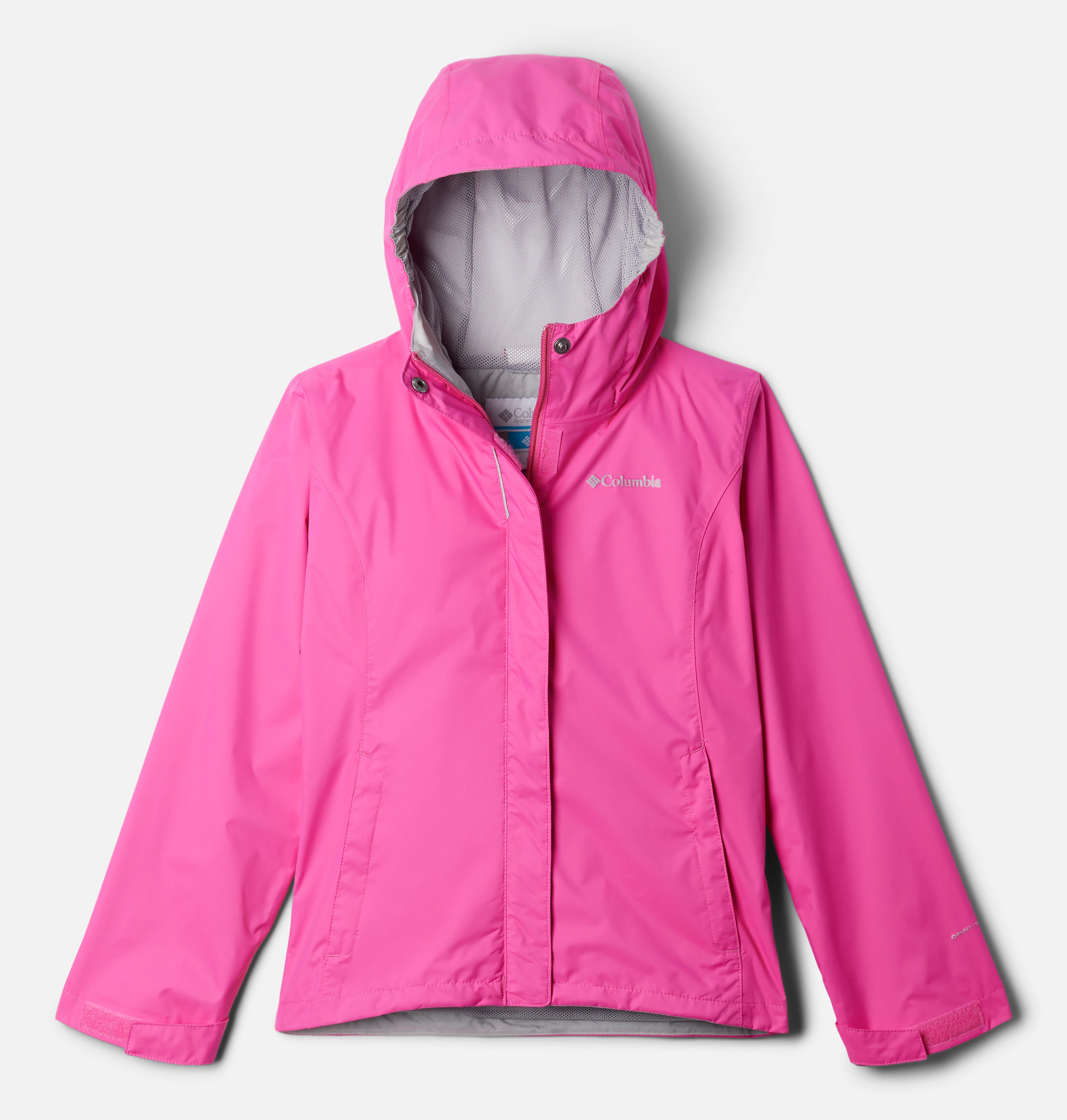 Columbia Kids Girls Red Arcadia II Jacket Waterproof