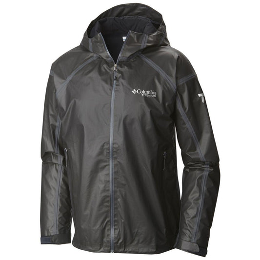 Columbia Men Black OutDry Ex Gold Tech Shell Waterproof Rain Jacket