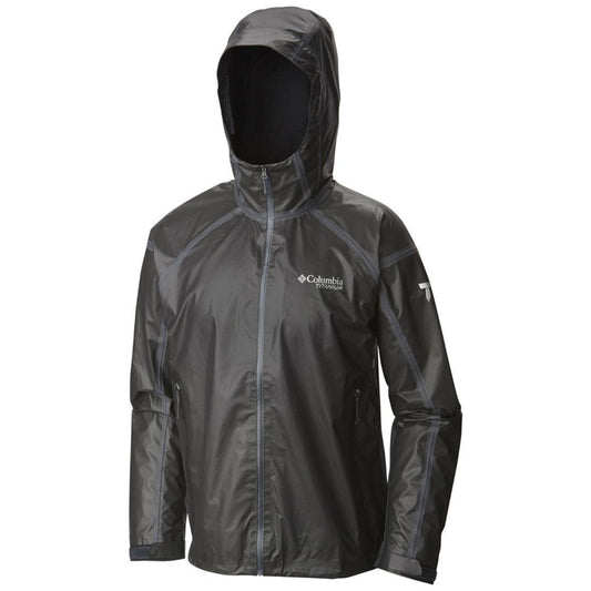 Columbia Men Black OutDry Ex Gold Tech Shell Waterproof Rain Jacket