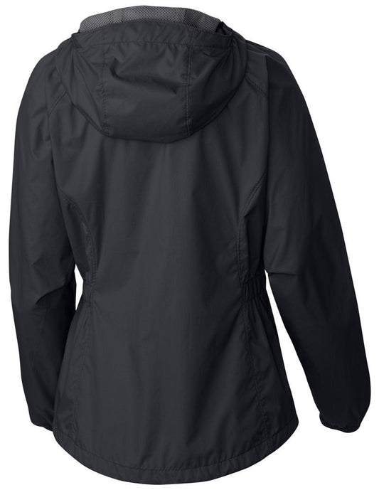 Columbia Women Black Proxy Falls Waterproof Rain Jacket